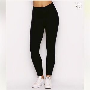 SPANX The Perfect Pants High Waist Ponte Knit Black Pants Size Small